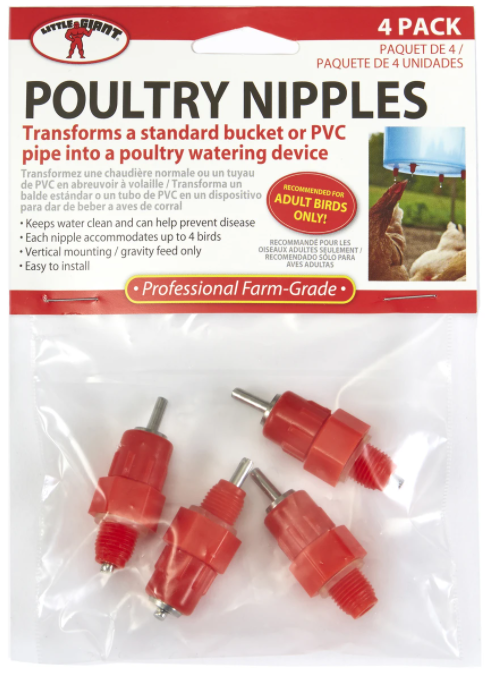 Poultry Nipples - Double JB Feeds