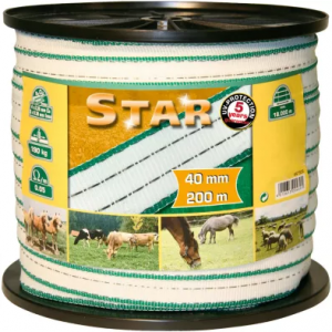 Star Electric Fence Tape - Double JB Feeds