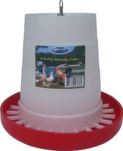 Double JB Feeds - 6 Poly Hanging Poultry Feeder